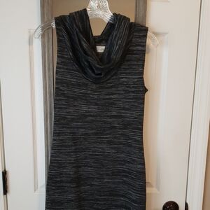 Sleeveless Cowl Neck Dress